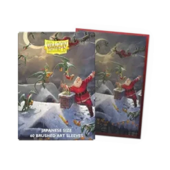 Dragon Shield Japanese Size Brushed Art Sleeves Christmas 2023 Dragon Shield