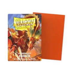 Dragon Shield Japanese size Dual Matte Sleeves - Ember