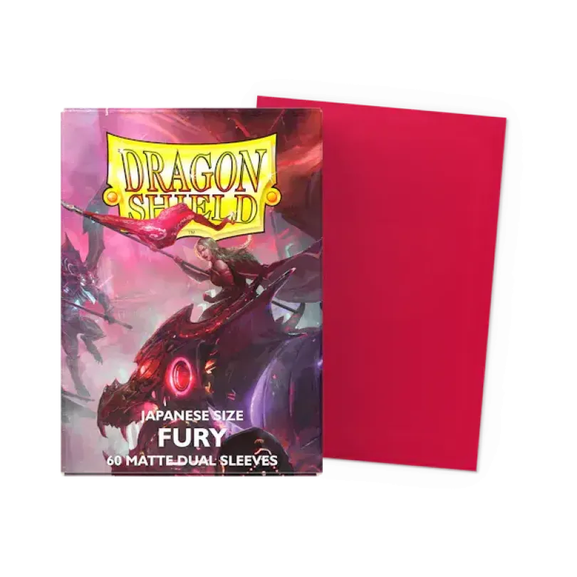 Dragon Shield Japanese size Dual Matte Sleeves - Fury