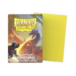 Dragon Shield Japanese size Dual Matte Sleeves - Lightning