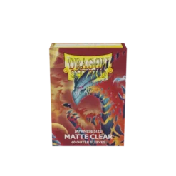 Dragon Shield Japanese Size Matte Outer Sleeves - Clear