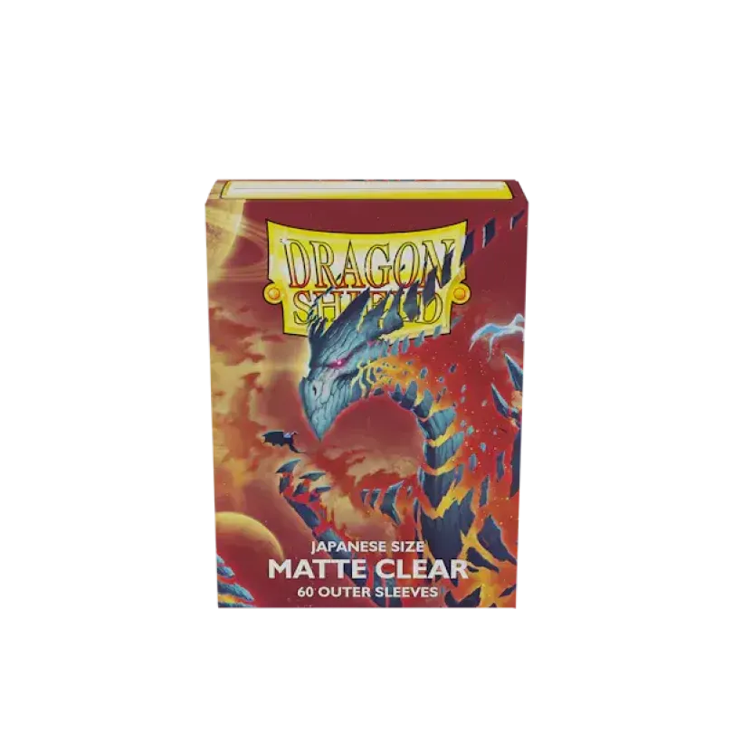 Dragon Shield Japanese Size Matte Outer Sleeves - Clear