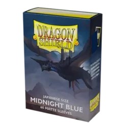 Dragon Shield Japanese size Matte Sleeves - Midnight Blue (60 Sleeves)