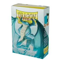 Dragon Shield Japanese size Matte Sleeves Turquoise 'Yadolom' (60 Sleeves)