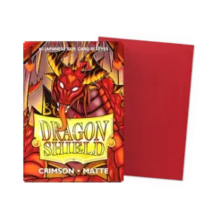 Dragon Shield Japanese size Matte Sleeves - Crimson