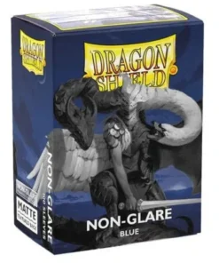 Dragon Shield Matte Non-Glare Sleeves - Blue (100 Sleeves)