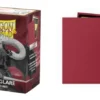 Dragon Shield Matte Non Glare Sleeves Blood Red 100 Sleeves Dragon Shield