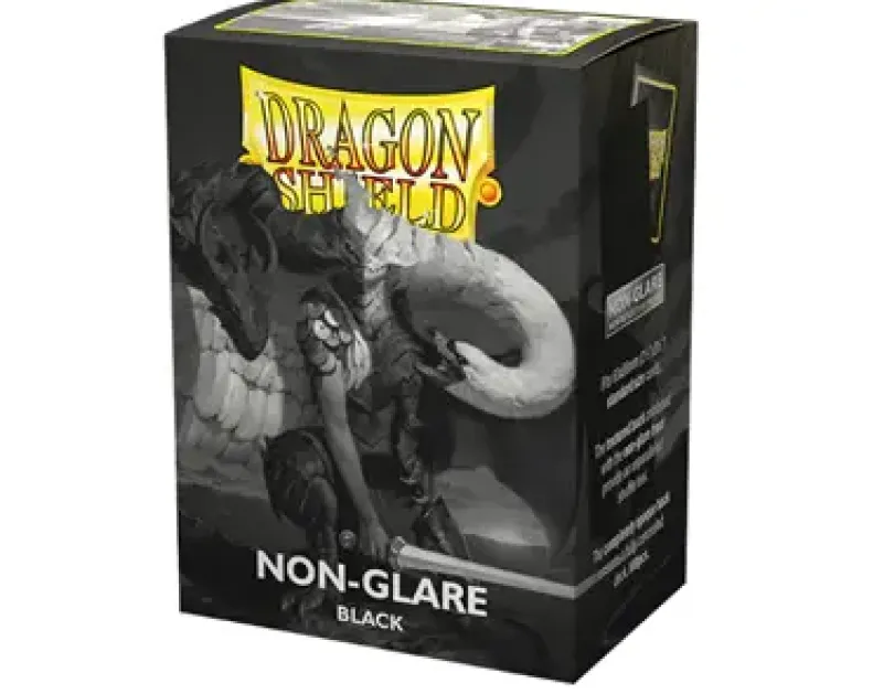 Dragon Shield Sleeves - Non-Glare Matte Black Standard Size V2