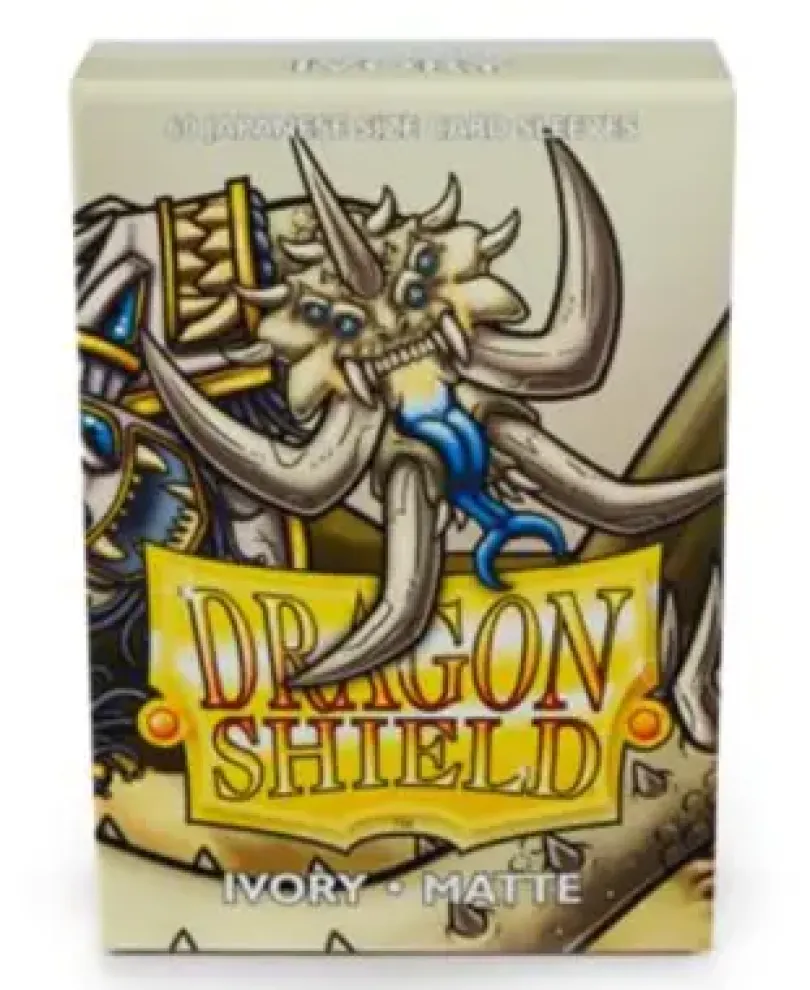 Dragon Shield Small Sleeves - Japanese Matte Ivory (60 Sleeves)