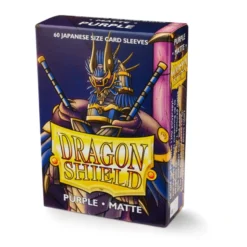 Dragon Shield Small Sleeves - Japanese Matte Purple (60 Sleeves)