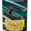 Dragon Shield Small Sleeves - Japanese Matte Jet (60 Sleeves)