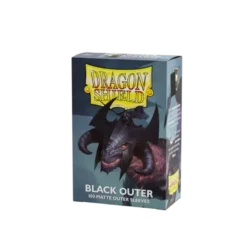 Dragon Shield Standard Matte Black Outer Sleeves Dragon Shield