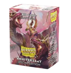 Dragon Shield Standard Matte Dual Sleeves Special Edition - Pomegranate & Gold