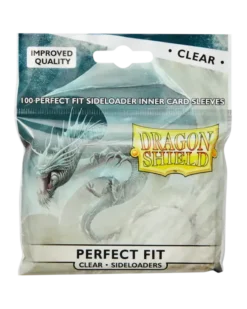Dragon Shield Standard Perfect Fit Sideloading Sleeves Clear 100 Sleevees Dragon Shield