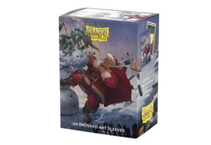 Dragon Shield Standard size Brushed Art Sleeves - Christmas 2025 (100 Sleeves)