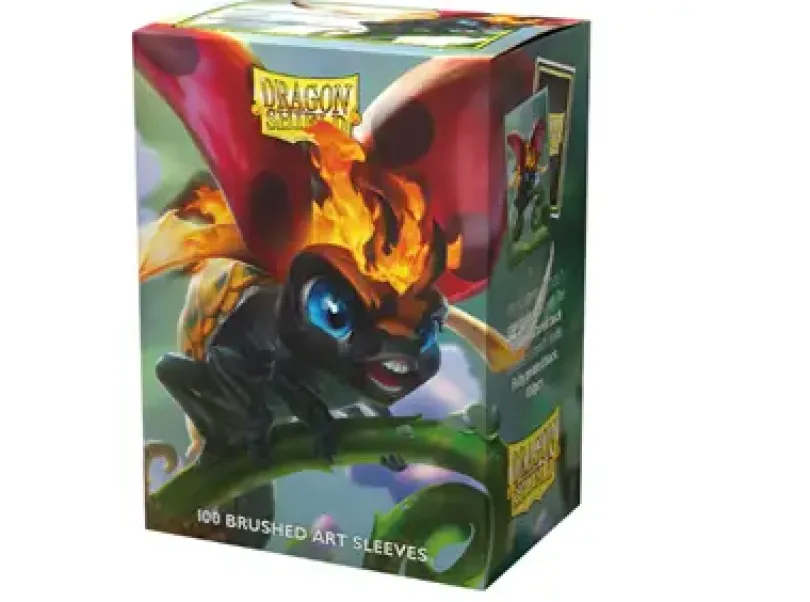 Dragon Shield Standard size Brushed Art Sleeves - The Burnbug (100 Sleeves)