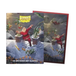Dragon Shield Standard size Brushed Art Sleeves - Christmas 2023