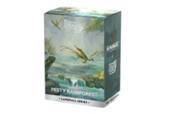 Dragon Shield Standard size License Sleeves - Landfall Series - Misty Rainforest (100 Sleeves)