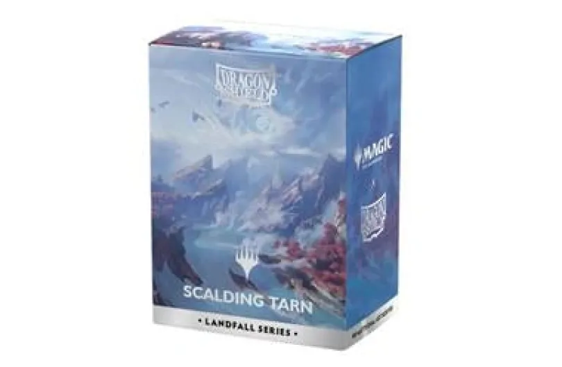 Dragon Shield Standard size License Sleeves - Landfall Series - Scalding Tarn (100 Sleeves)