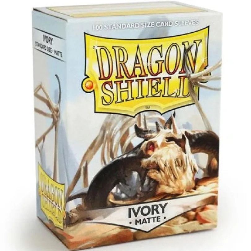 Dragon Shield Standard Sleeves - Matte Ivory (100 Sleeves)