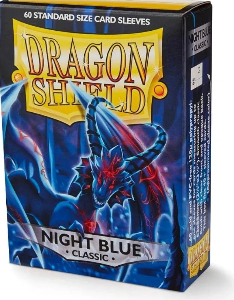 Dragon Shield Standard Sleeves - Night Blue Xao (60 Sleeves)