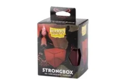 Dragon Shield Strongbox Box - Clear Red