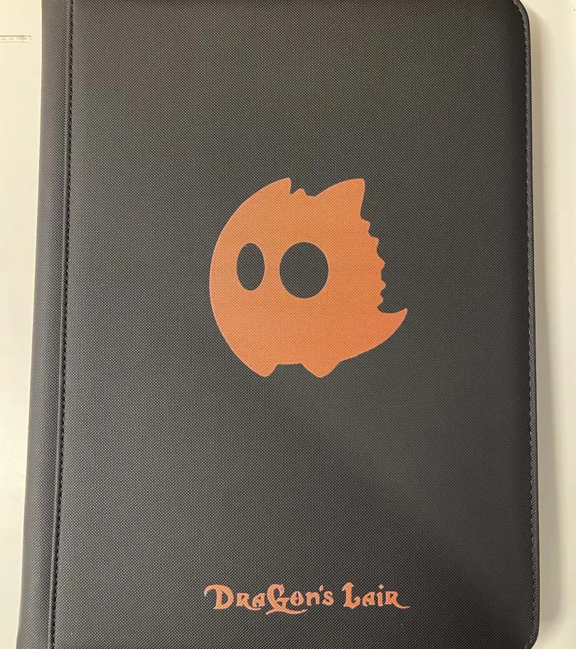 Dragons Lair Zip Cardbinder 9 Pocket 360 Cards - Orange