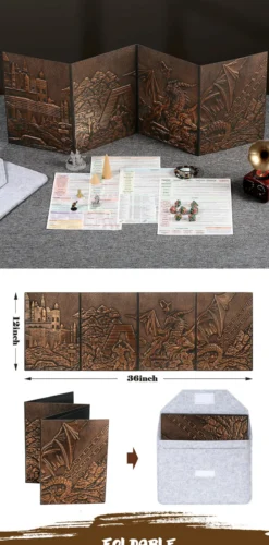 Dungeon Masters Screen Copper