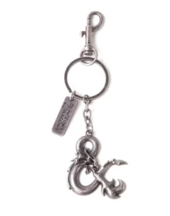 DUNGEONS & DRAGONS - LOGO METAL KEYCHAIN