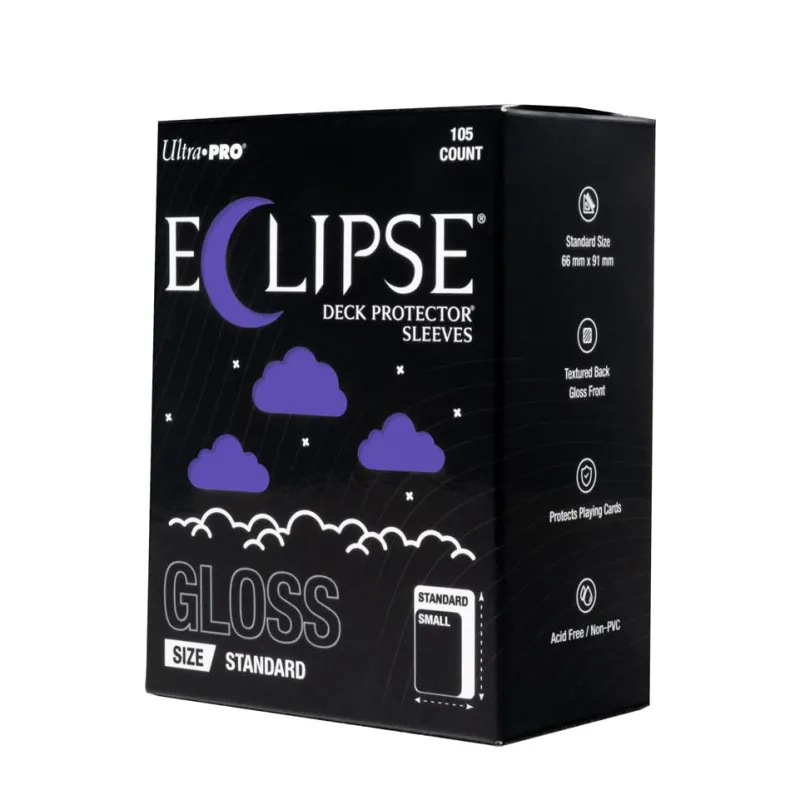 ECLIPSE® Gloss Standard DECK PROTECTOR® Sleeves: Royal Purple - 105ct