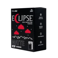 ECLIPSE® Matte Standard DECK PROTECTOR® Sleeves: Apple Red - 105ct