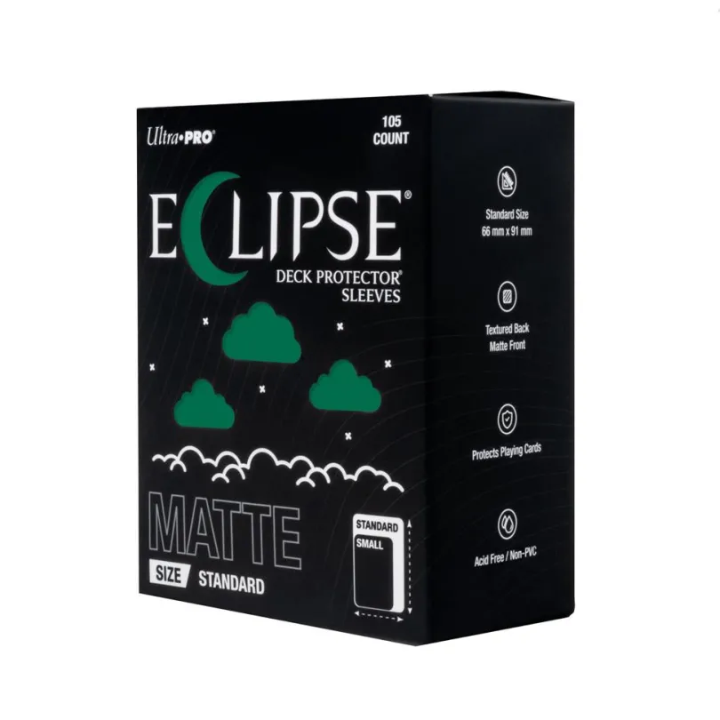 ECLIPSE® Matte Standard DECK PROTECTOR® Sleeves: Forest Green - 105ct