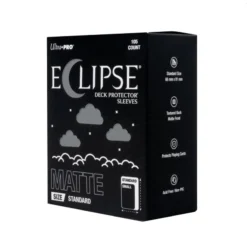 ECLIPSE® Matte Standard DECK PROTECTOR® Sleeves: Smoke Grey - 105ct