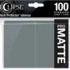 Eclipse Matte Standard Sleeves: Smoke Grey (100 Sleeves)