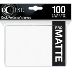 Eclipse Matte Standard Sleeves (100 Sleeves) - Välj Färg