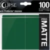 Eclipse Matte Standard Sleeves: Forest Green (100 Sleeves)