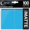 Eclipse Matte Standard Sleeves: Sky Blue (100 Sleeves)
