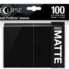 Eclipse Matte Standard Sleeves: Jet Black (100 Sleeves)