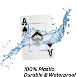 1546 Elite Poker size Jumbo index playing cards - Blue