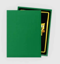 Emerald Matte Sleeves Standard Size 100 Dragon Shield