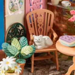 Fancy Tea Yard Diy Bokshelf Decoration Rolife Rolife