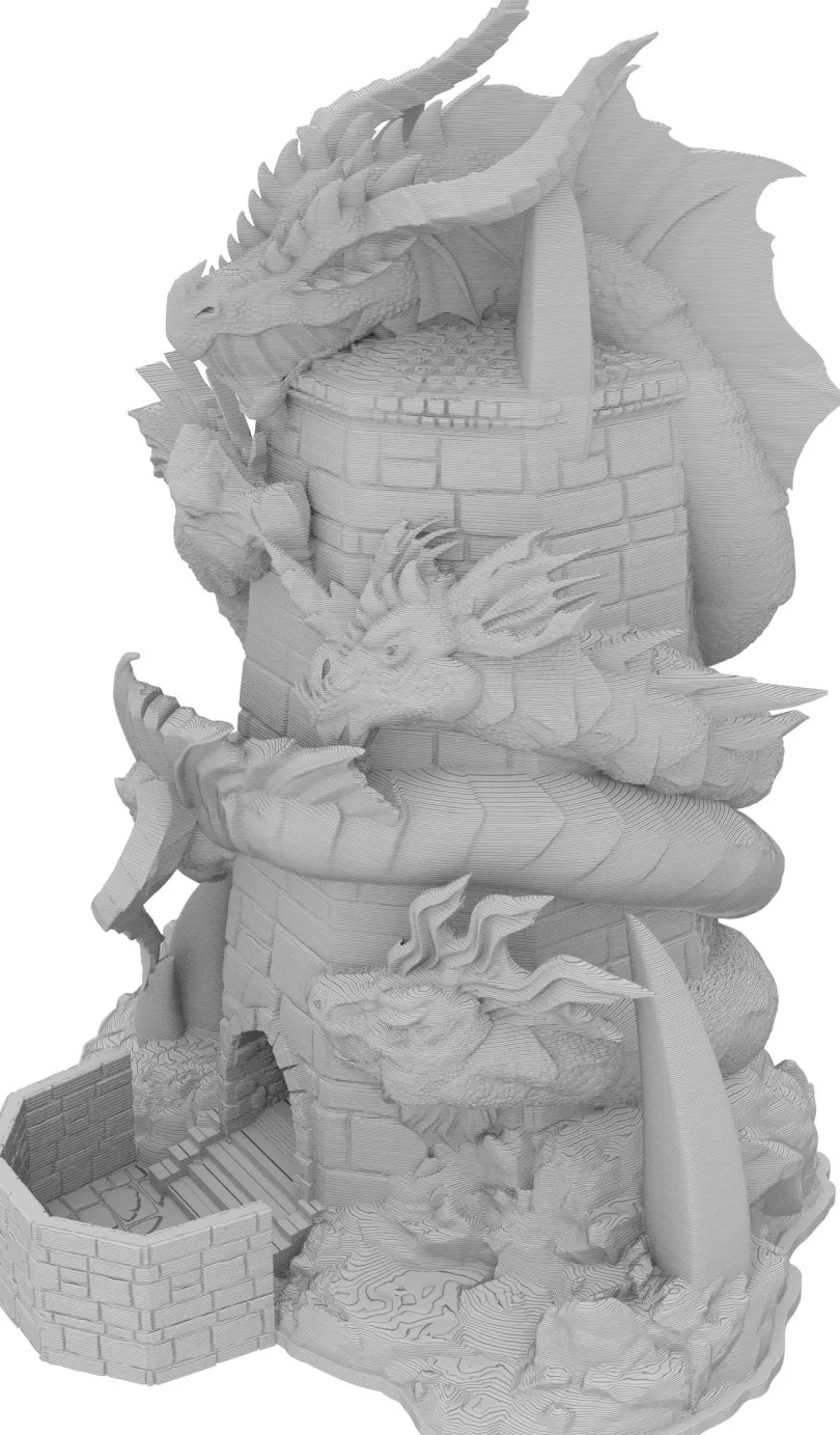 Fates End Dice Tower: Tiamat