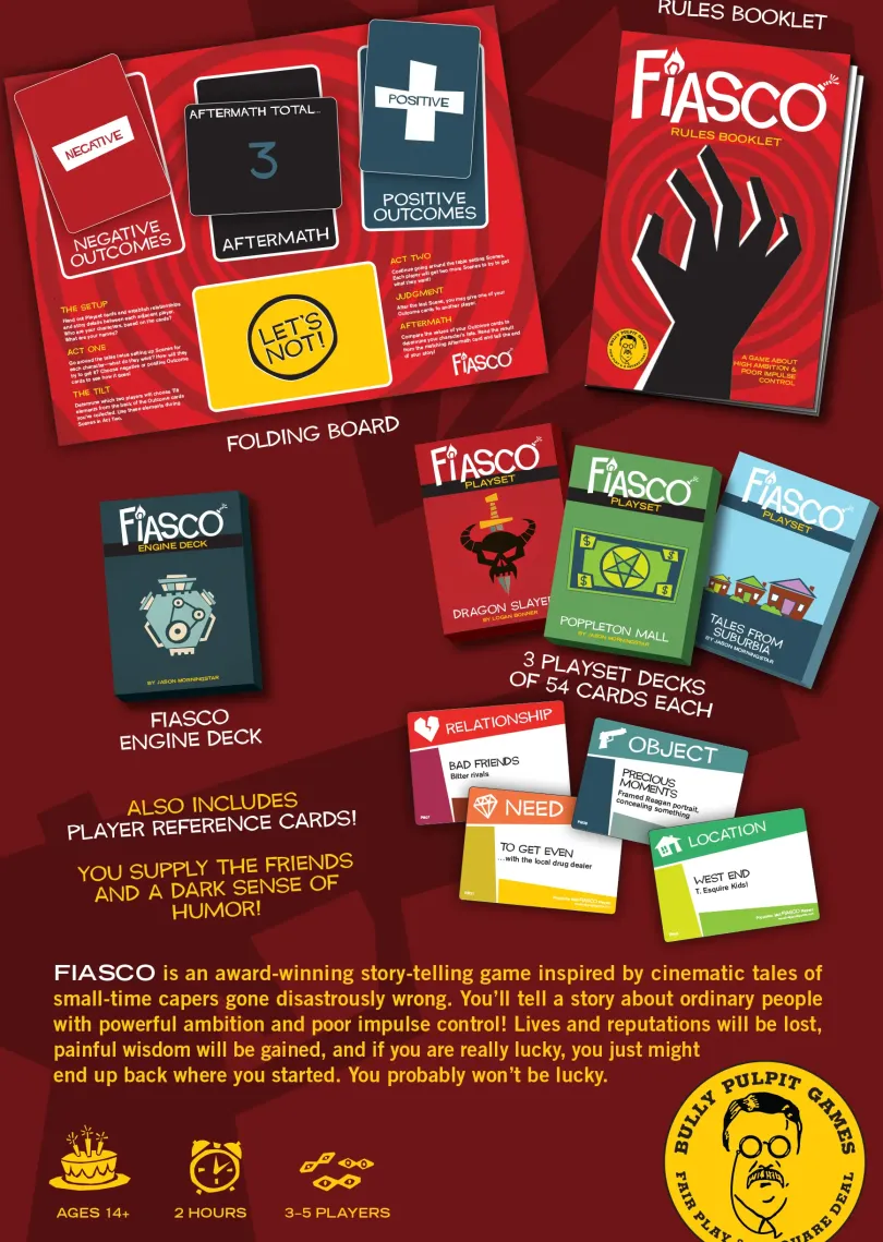 Fiasco RPG Boxed Set