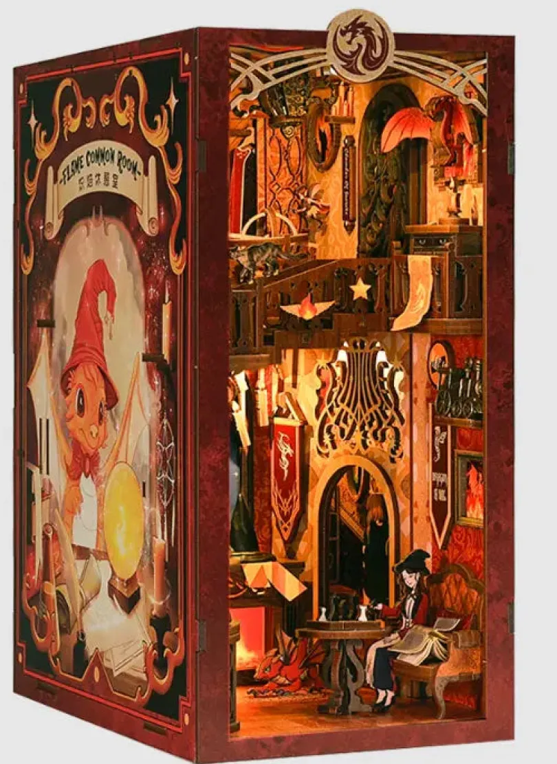 Flame Common Room Book Nook Kit Cutebee Cutebee