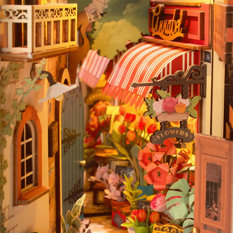 Floral Corner - Book Nook Kit - Rolife