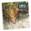 Floral Dragons Colouring Book