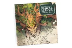 Floral Dragons Colouring Book