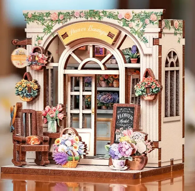 Flower Boutique - DIY Mini Book Nook