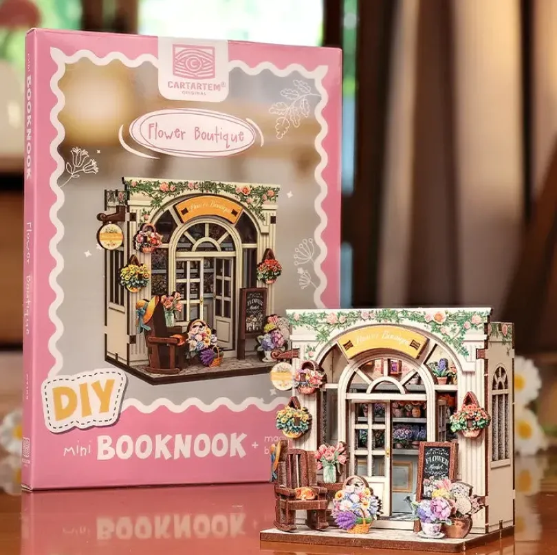 Flower Boutique - DIY Mini Book Nook