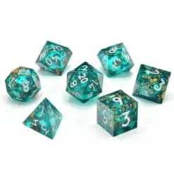 Forest Fountain Liquid Core RPG Dice Set (7)